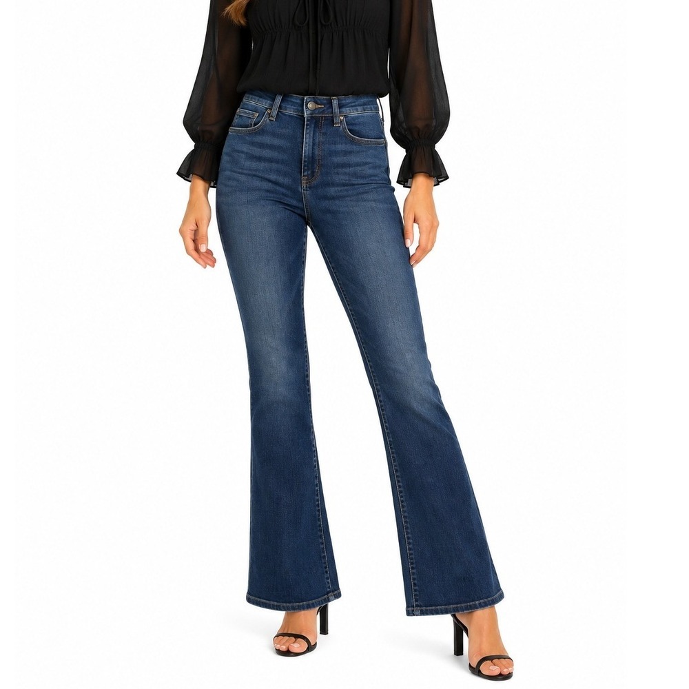 Zara Bootcut Jeans Women Size 2 Dark Wash Denim
